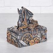 Steampunk Dragon Trinket Box