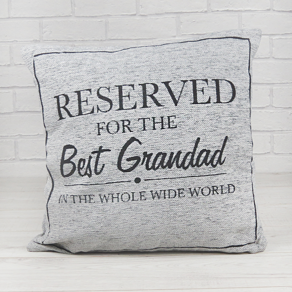 Reserved for the Best Grandad Cushion