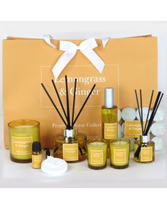 Large Colour Premium Gift Bag Set-Lemongrass&Ginger