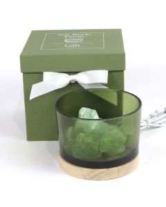 Salt Rock Lamp - Green