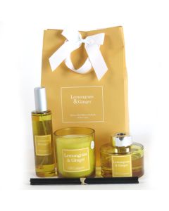 Colour Premium Gift Bag Set-Lemongrass & Ginger