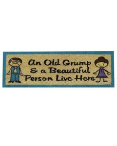 Doormat - Funky old Grump