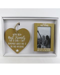 Heart and Frame Gift Set - Friends
