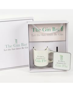 Plaque & Mug Gift Set -Gin Bar