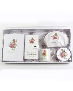 Robin & Poinsettia Gift Set