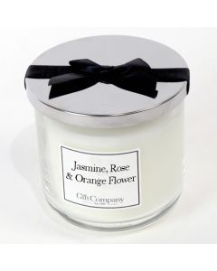Premium Double Wick Candle-JasminRose&OrangeFlwr