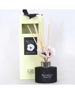 Diffuser with Flower-Black Amber & Gingerlilly
