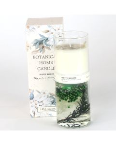 Scented Floral Candle -White Bloom