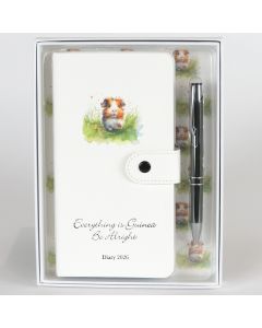 Guinea Pig 2026 Diary and Pen Gift