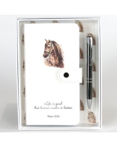 Horse 2026 Diary and Pen Gift