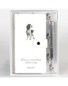 Spaniel 2026 Diary and Pen Gift