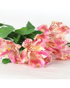 Faux Flower -80cm Single Peruvian Lily