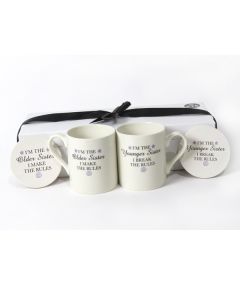 Sister Mugs Gift Set