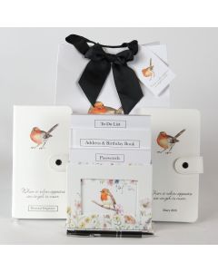 Robin Diary, Organiser and Trio Set Gift Bag