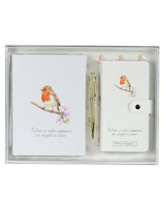 Robin A5 Notebook and Personal Organiser Set