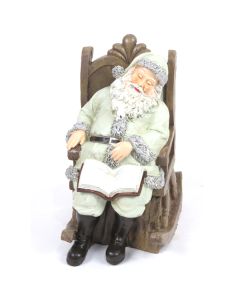 Santa Sleeping In Chair