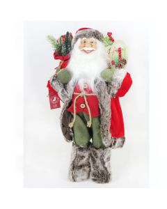 Traditional Red Santa Standing