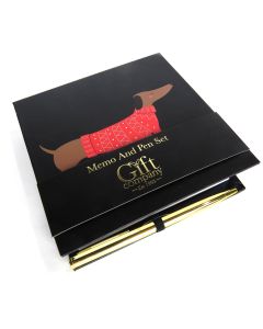 Sausage Dog Memo and Pen Set