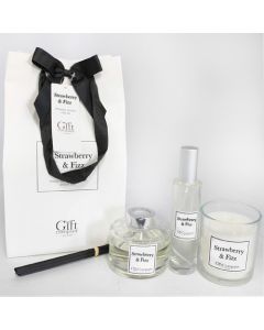 Premium Gift Bag Set-Strawberry & Fizz