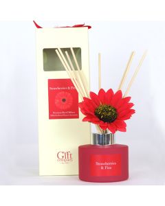 Diffuser with Flower-Strawberries&Fizz