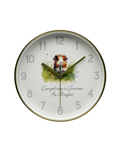 Clock -Guinea Pig  20cm