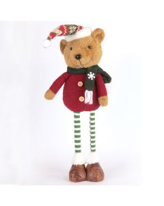 Traditional Xmas Standing Ted