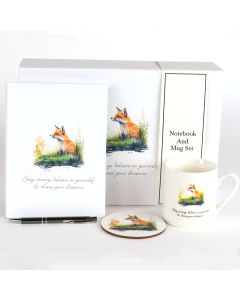 Notebook & Mug Set - Fox