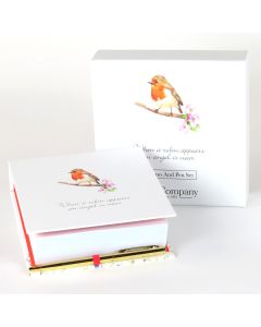 Memo & Pen Set Robin