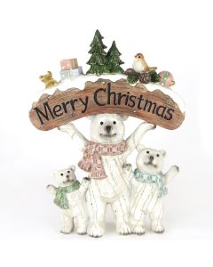 Pablo Polar Bear & Pups Sign