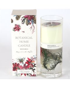 Botanical Candle - Red Flower