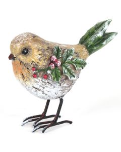 Robin with Holly