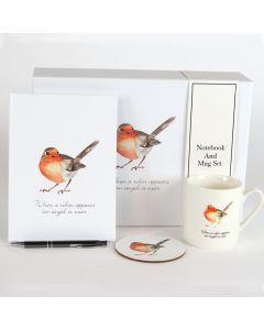 Notebook & Mug Set - Robin