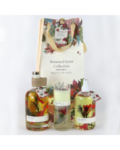 BOTANCIAL GIFT BAG SET- Red Flower