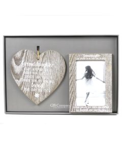 Heart and Frame Gift Set - Granddaughter