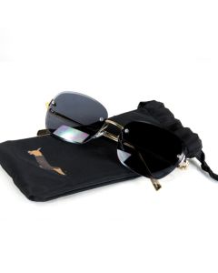 Sunglasses & Case -Black