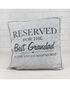 Reserved for the Best Grandad Cushion
