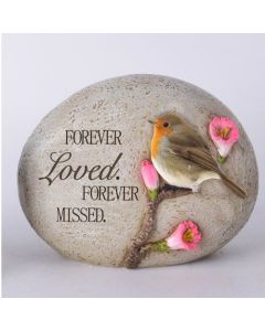Remembrance Stone w Robin