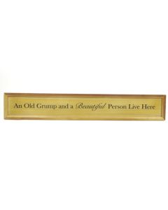 Long Wooden Plaque Lovely Lady