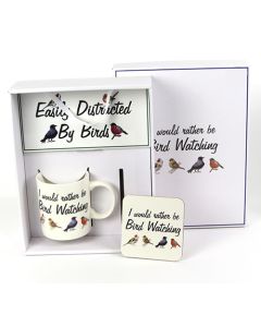 Plaque & Mug Gift Set -Bird Watcher