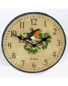 Outdoor Robin Clock 20cm