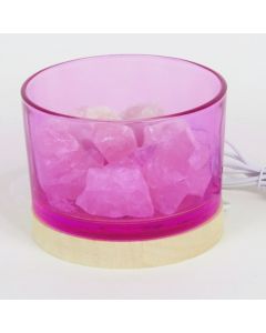 Salt Rock Lamp - Pink