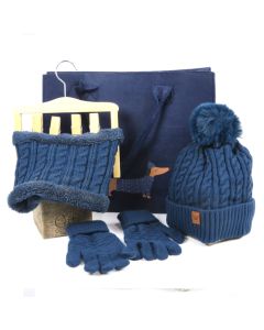 X Woolies in Tote Bag Set - Blue 1-4 R60