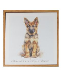 Canvas - German Shepard Friends
