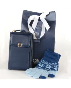 Bag & Gloves Gift Bag - BLUE
