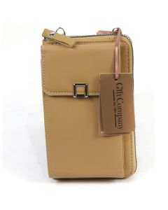 Boxed Mini Cross Body Bag -Brown