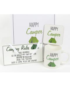 Plaque & Mug Gift Set -Camping