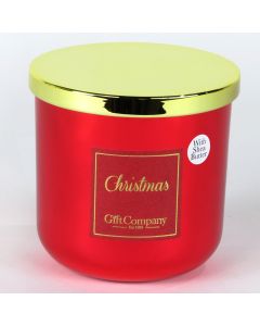 Colour Double Wick Candle-Christmas