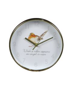 Clock -Robin Wall  20cm
