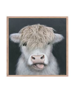 3D Framed Print - Cow