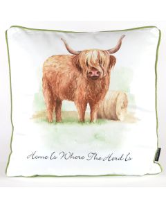 Cushion - Highland Cow Velvet